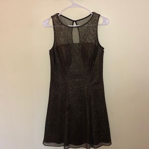 Aidan Mattox Gold Dress